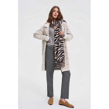 Moodo Шал с животински десен бежов Moodo Moodo | Bezhov | ЖЕНИ | ЕДИН РАЗМЕР