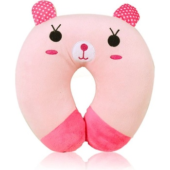 Zdravko cestovní polštář Kočička růžová 28x30