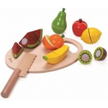 Classic World - Дървен комплект за рязане на плодове (2824)