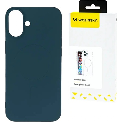 Wozinsky Liquid Silicone Case MagSafe за Samsung Galaxy S24 FE - Тъмно син (5907769371035)