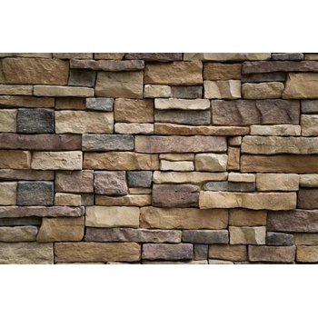 Image 1 of DIMEX ART Флизелинов фототапет текстура на каменна стена 375 x 250 см