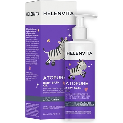 Helenvita Atopure Baby Bath Oil 200 ml