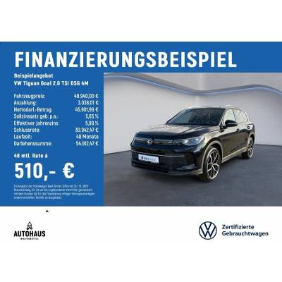 Volkswagen Tiguan 2.0 TSI Goal DSG 4Motion 150 kW