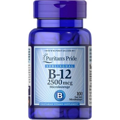 Puritan's Pride Vitamin B-12 2500 mcg Sublingual [100 Подезични таблетки ]