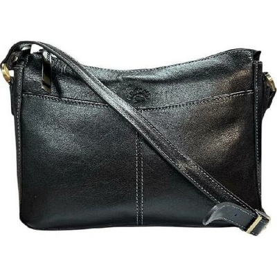 Katana crossbody kožená kabelka přes rameno 82628-01 černá