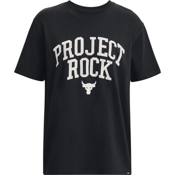 Image 1 of Under Armour Дамска тениска Under Armour Project Rock Heavyweight Campus T-Shirt Womens - Black