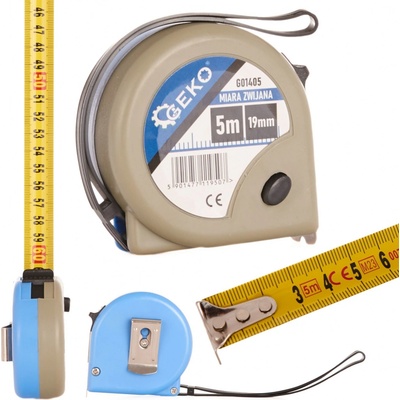 Geko Metr 5m x 19mm x 0,115mm G01405