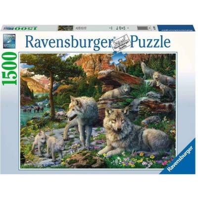 Ravensburger Пъзел Ravensburger от 1500 части - Вълци (16598)