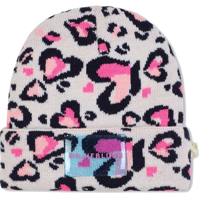 Čepice pletená LEOPARD růžová Billieblush