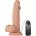 Pretty Love Zebulon Realistic Vibrating Dildo 19.4cm Nude