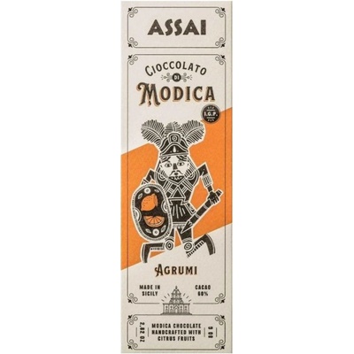 Assai Čokoláda Modica s citrusovými plodmi 80 g