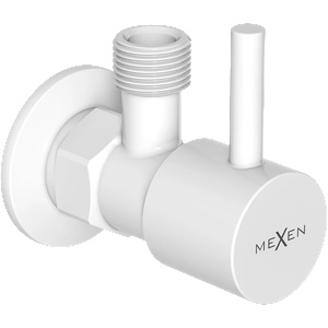 Mexen R1 Ъглов вентил за батерия 1/2"x3/8", бял - 79970-20 (79970-20)