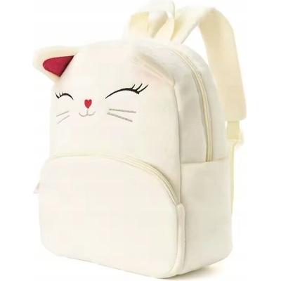 Ružový plyšový batoh do škôlky MAČKA KOTKA KAWAII