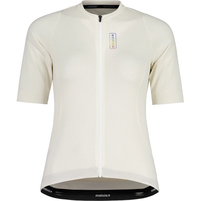 Maloja Дамска фланелка с къс ръкав за колоездене Maloja Women's RigiM. 1/2 Cycling jersey - Shaded White (156-3048-0313)