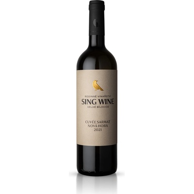 Sing Wine Cuvée Sarmat moravské zemské 2021 13% 0,75 l (holá láhev)