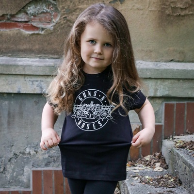 Metal-kids tričko metal Guns 'n Roses čierna