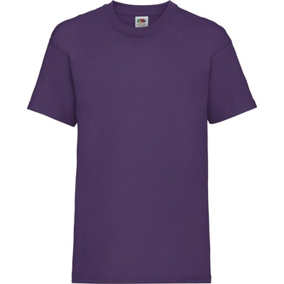 Fruit of the Loom tričko Kids Valueweight T fialové
