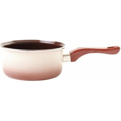 Metalac Rendlík Smaltovaný rendlík s dlouhou bakelitovou ručkou capuccino 16 cm 1,5 l D4-16-36