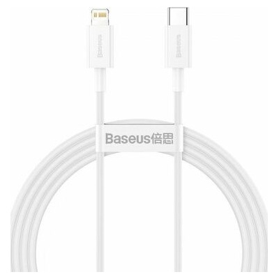 Baseus CATLYS-C02 USB-C (M) - Lightning (M), 2m, bílý
