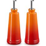 Le Creuset Дозатор за олио SIGNATURE 300 ml, комплект от 2 бр. , FLAME, керамика с глазура, Le Creuset (LECR80842300900003)