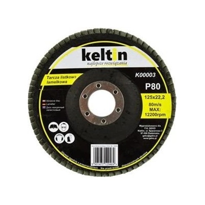 Keltin Brúsny lamelový kotúč 125 mm P80 K00003