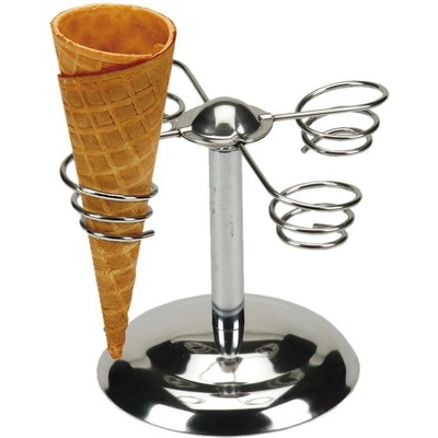 Stojánek na zmrzlinu - 4 kornoutky, nerez, SCHNEIDER – Zboží Dáma