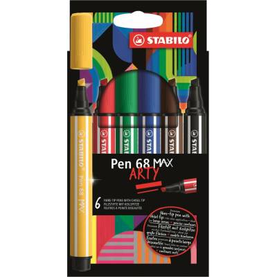 Stabilo Pen 68 Max sada 6 barev Arty