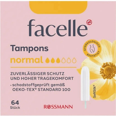 Facelle Tampóny Normal 64 ks