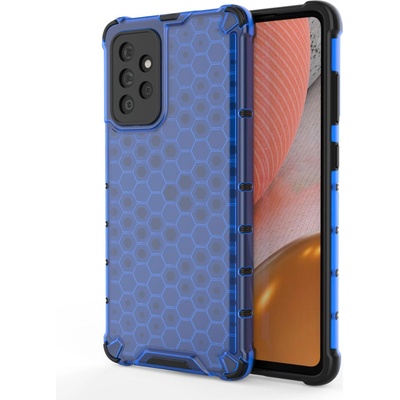 Samsung Honeycomb брониран калъф със силиконова рамка за Samsung Galaxy A72 5G/Galaxy A72 4G - Син KP10262