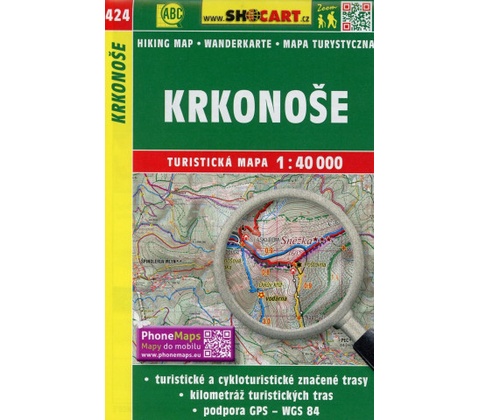Krkonoše turistická mapa