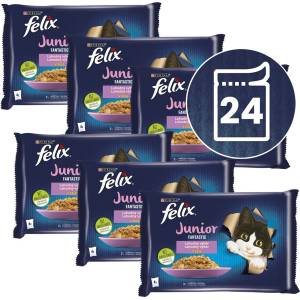 FELIX Капсули FELIX Junior Fantastic, вкусен избор в желе 24 x 85 г