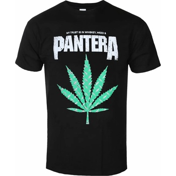 ROCK OFF мъжка тениска Pantera - Whiskey 'n Weed - Черен - ROCK OFF - PANTS30MB