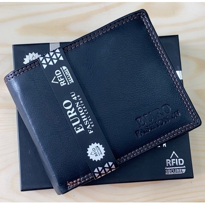 Euro Fashion4U černá E-304 pánská kožená