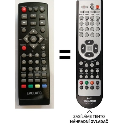 Dálkový ovladač Predátor Evolveo Omega T2