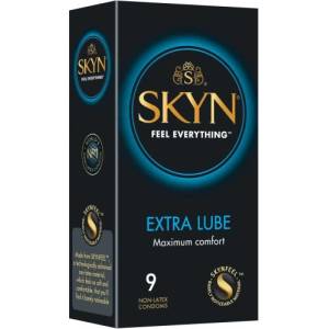 SKYN 9 бр. Нелатексови презервативи с екстра лубрикант Skyn Extra Lube