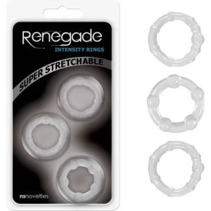  Пенис пръстени за интензивно усещане - Renegade Intensity Rings (NSTOYS0315)