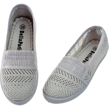 Baleríny dětské tenisky krajkové ažurové 6275