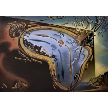 Image 1 of Bluebird Puzzle - Puzzle Salvador Dalí - Soft Watch Exploding in 888 Particl - 1 000 piese