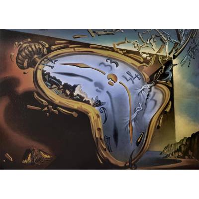 Bluebird Puzzle - Puzzle Salvador Dalí - Soft Watch Exploding in 888 Particl - 1 000 piese