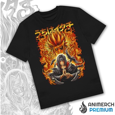 Naruto Tričko Flames of Itachi PREMIUM