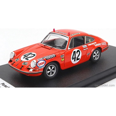 Trofeu Porsche Coupe Team Wicky Racing N 42 Le Mans 1970 Guy Verrier Sylvain Garant Orange 1:43