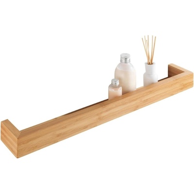 Wenko 24744100 - Polička BAMBUSA 60x9 cm hnědá WE0103