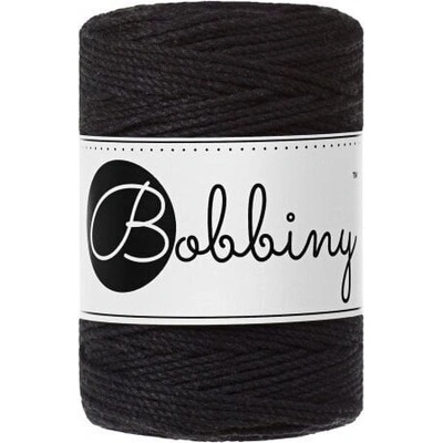 3PLY Macramé Rope 1, 5 mm 100 m Black юта (TD-E004)