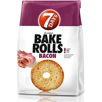 7Days Bake Rolls s příchutí slaniny 70 g