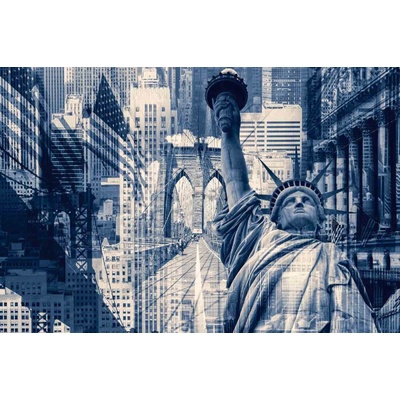 Dimex MS-5-2981 Vliesová fototapeta New York koláž rozměry 375 x 250 cm