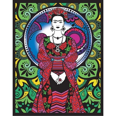 Omaľovánky Colorvelvet Zamatový obrázok Frida