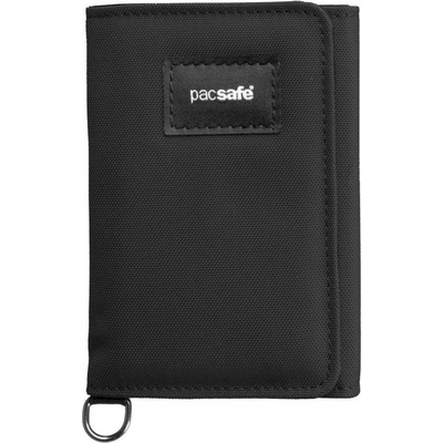 Pacsafe RFIDsafe Trifold Wallet černá bezpečnostní peněženka