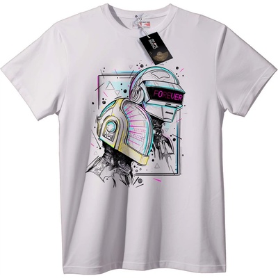 NOONEBRAND Тениска DAFT PUNK Neon Forever шлем - XS, Black