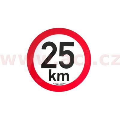ACI omezení rychlosti 25 km retroreflexní průměr 200 mm (na přívěsy) 9908000