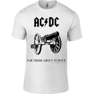 AC/DC For Those About To Rock White 2XL Риза (ACTS05004WXXL)